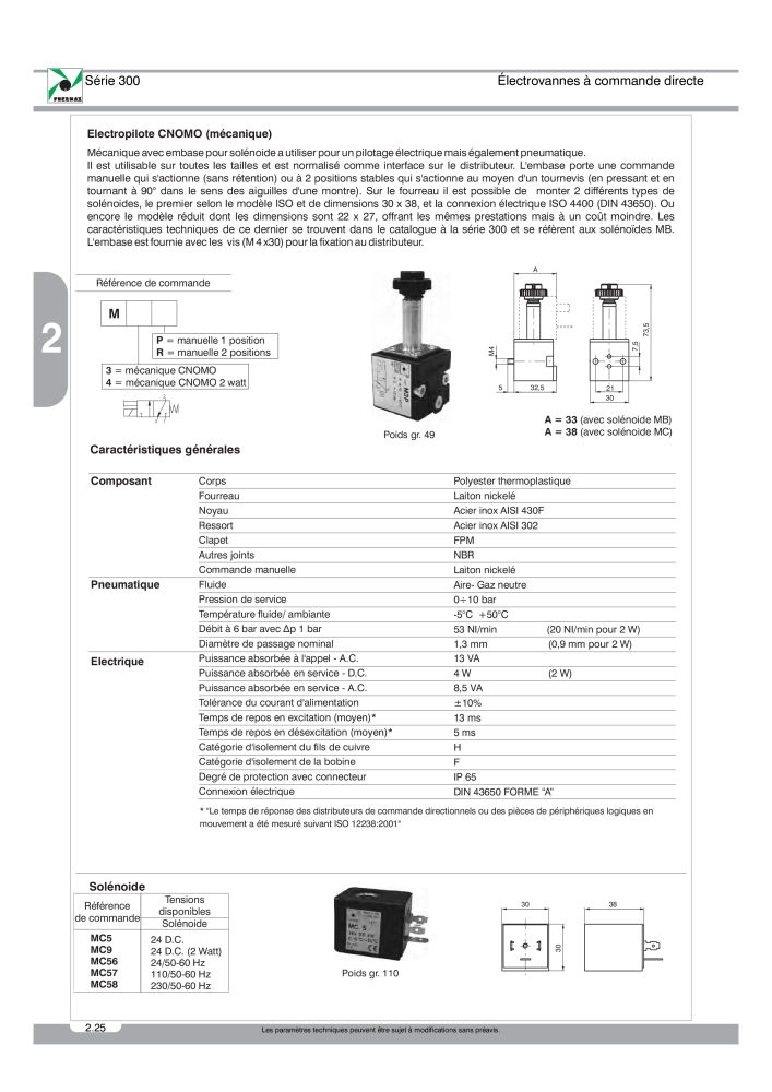 Pneumax - Catalogue Général NR.: 21220 - Seite 218