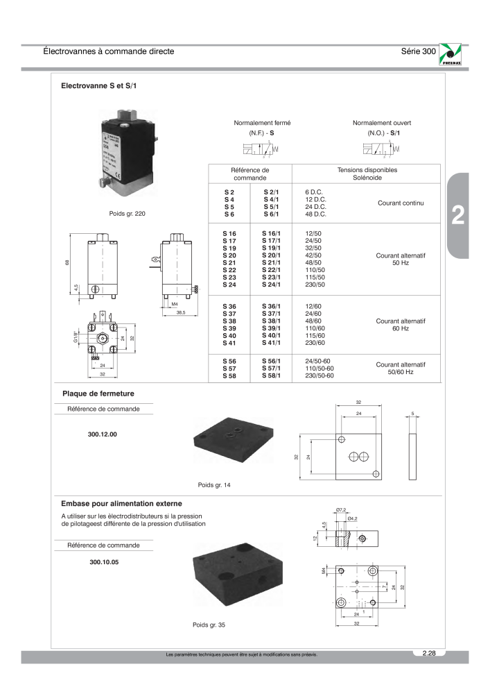 Pneumax - Catalogue Général Nb. : 21220 - Page 221