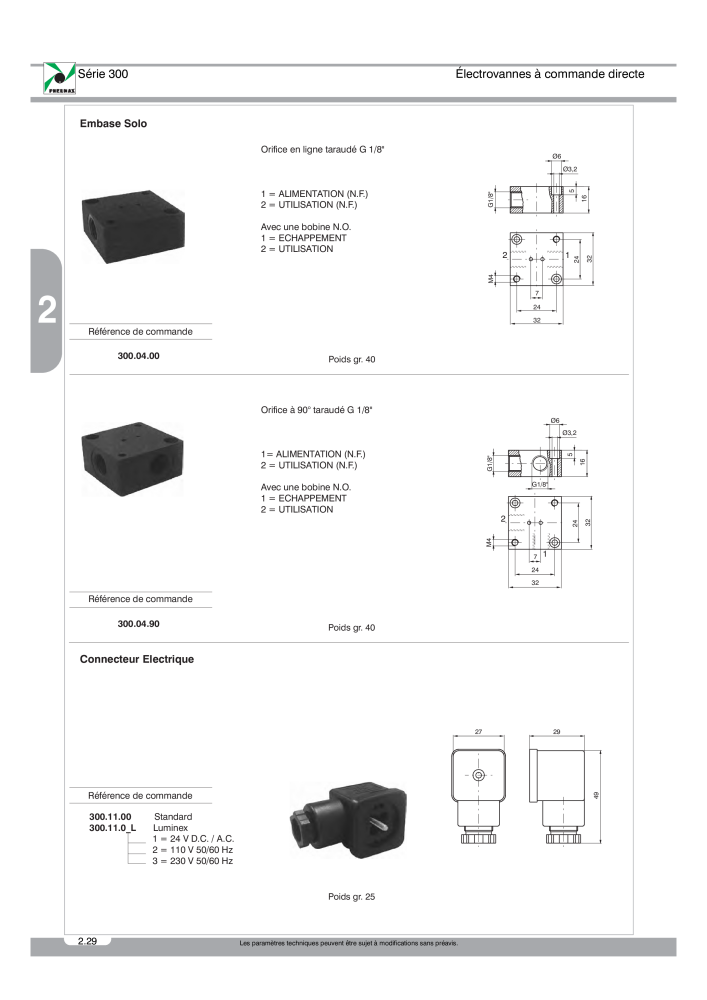 Pneumax - Catalogue Général Nb. : 21220 - Page 222