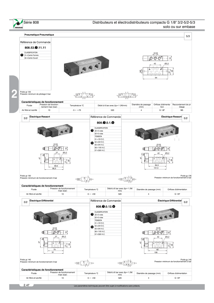 Pneumax - Catalogue Général Nb. : 21220 - Page 240