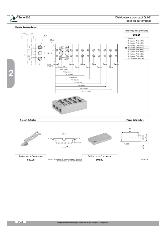 Pneumax - Catalogue Général NO.: 21220 - Page 242