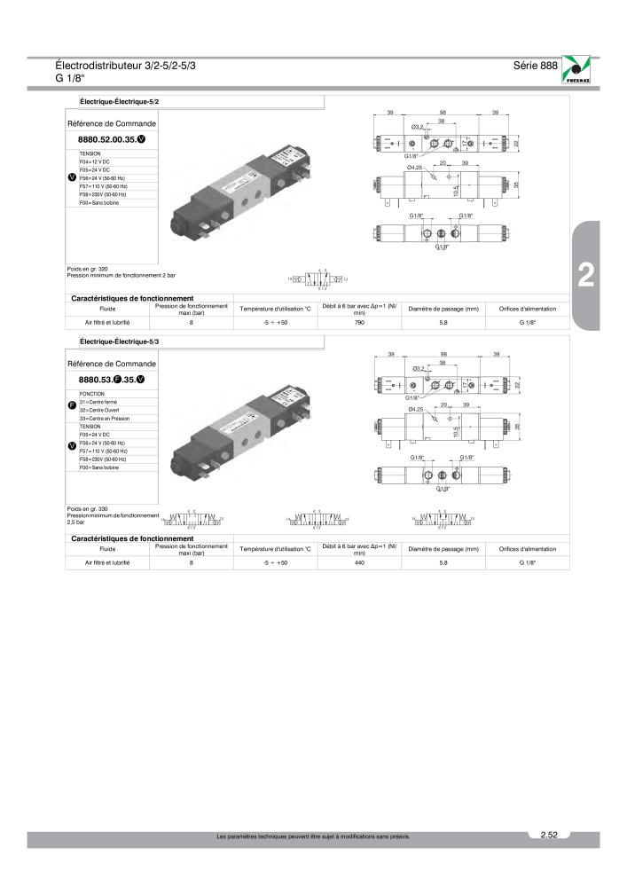 Pneumax - Catalogue Général Nb. : 21220 - Page 245