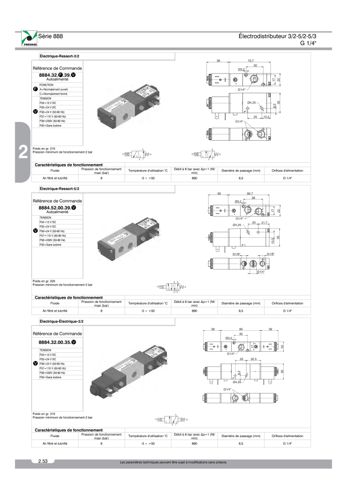 Pneumax - Catalogue Général Nb. : 21220 - Page 246