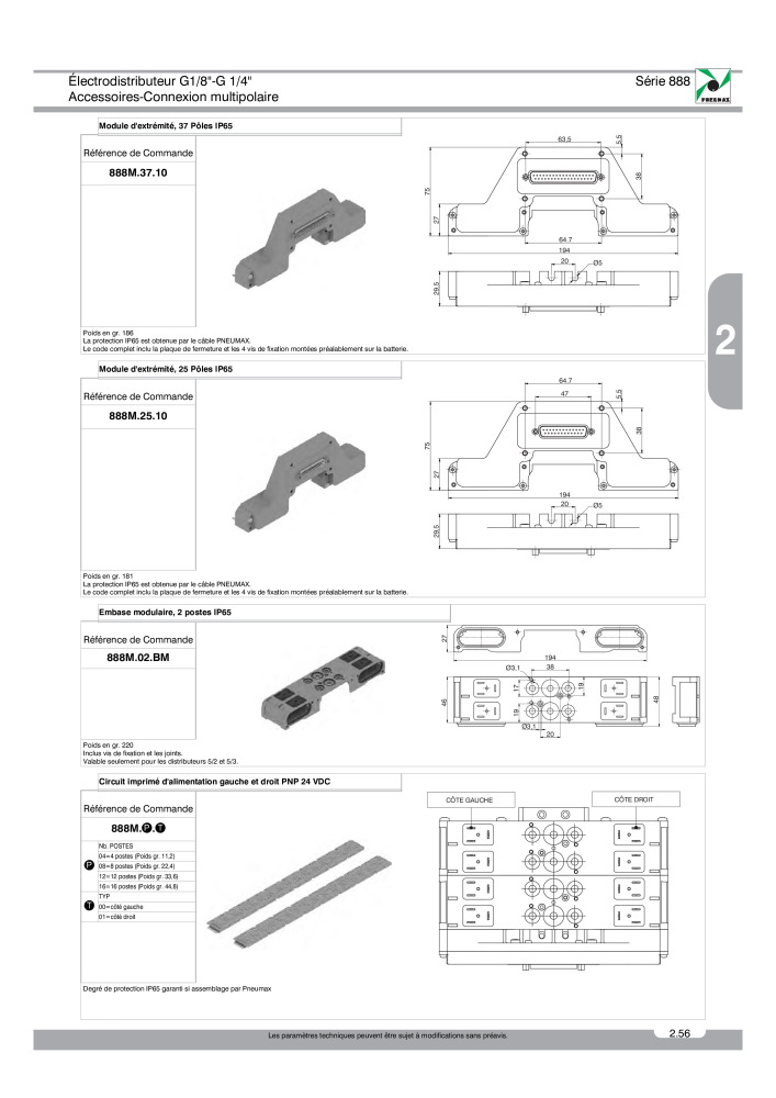 Pneumax - Catalogue Général Nb. : 21220 - Page 249