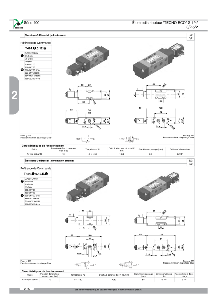 Pneumax - Catalogue Général n.: 21220 - Pagina 258