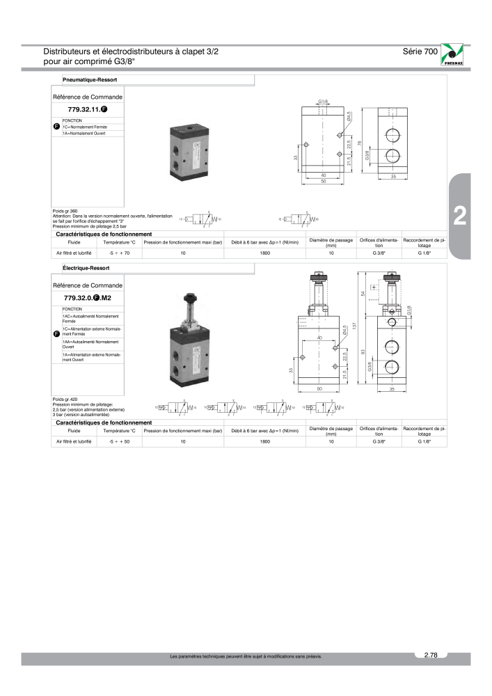 Pneumax - Catalogue Général Nº: 21220 - Página 271