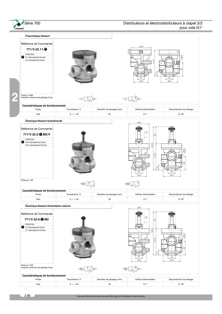 Pneumax - Catalogue Général Nb. : 21220 - Page 278