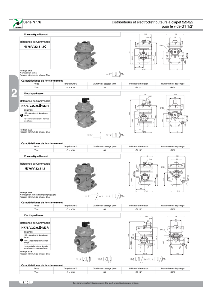 Pneumax - Catalogue Général Nº: 21220 - Página 294