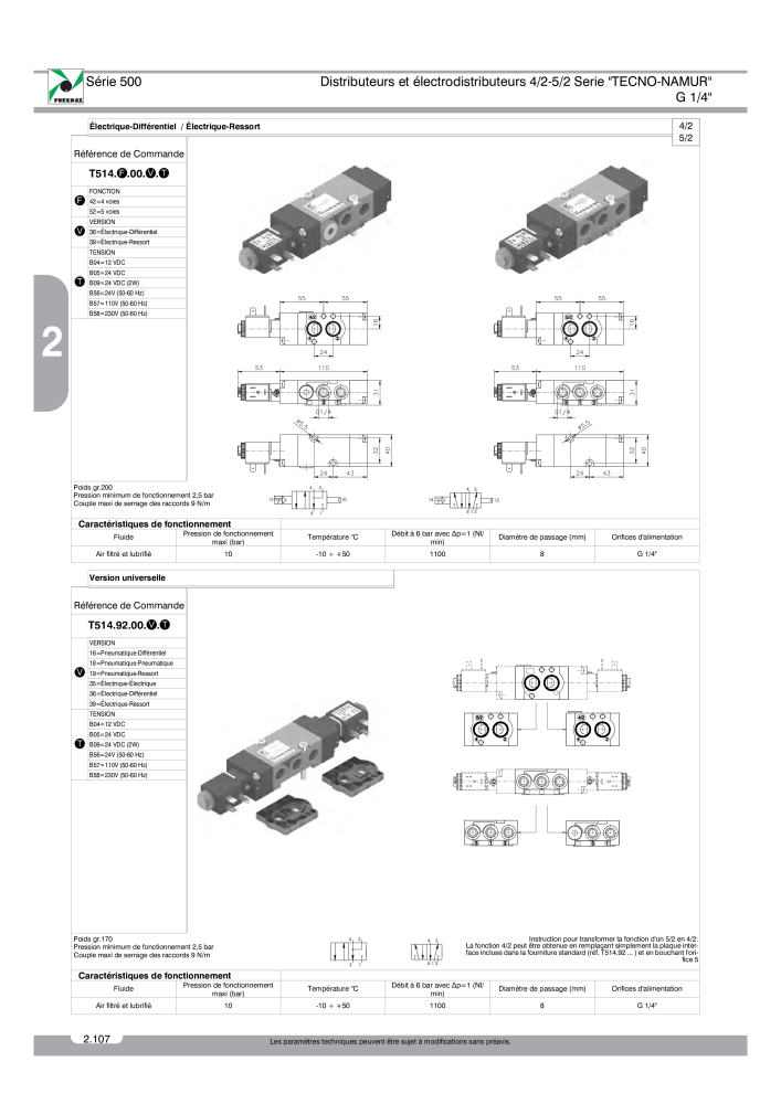 Pneumax - Catalogue Général Nb. : 21220 - Page 300