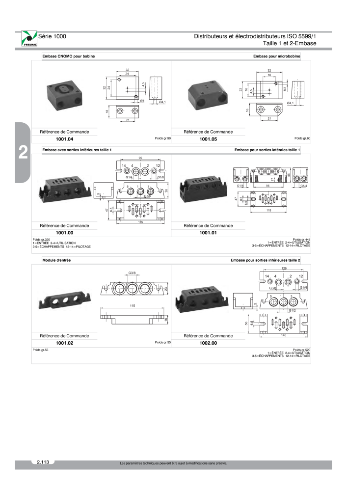 Pneumax - Catalogue Général NR.: 21220 - Seite 306