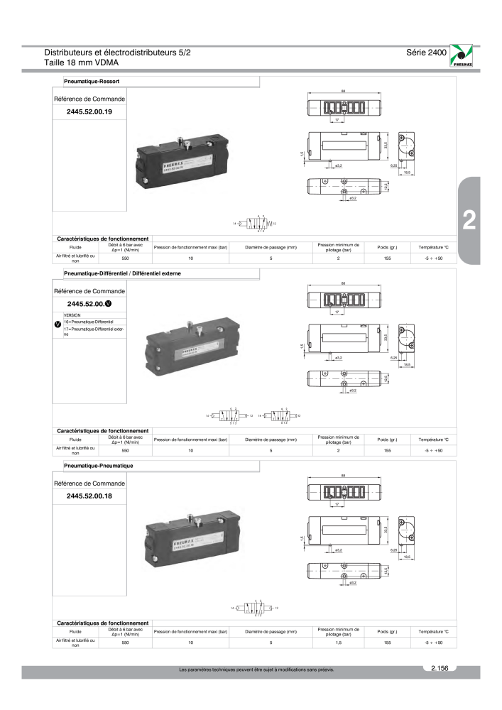 Pneumax - Catalogue Général NR.: 21220 - Seite 349