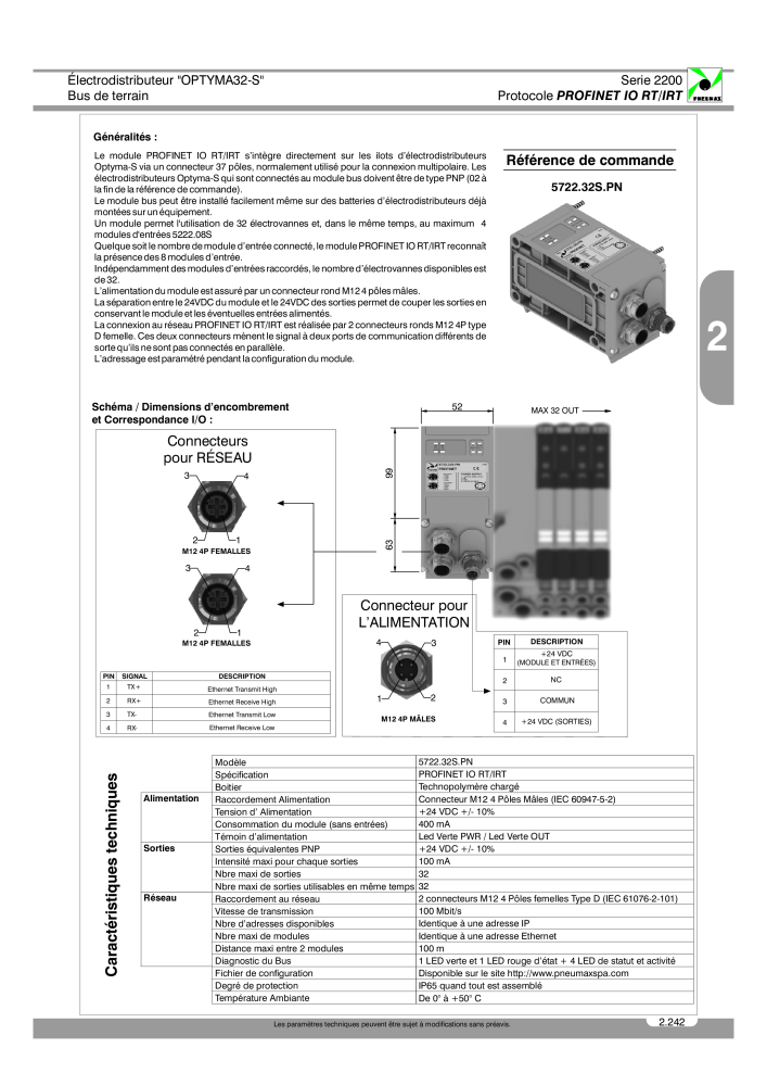 Pneumax - Catalogue Général NO.: 21220 - Page 435