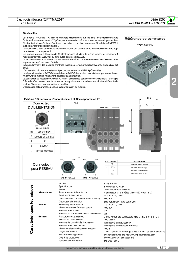 Pneumax - Catalogue Général Nb. : 21220 - Page 463