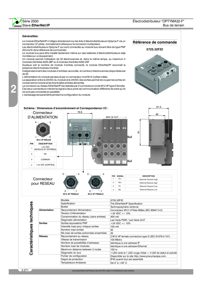 Pneumax - Catalogue Général Nb. : 21220 - Page 464