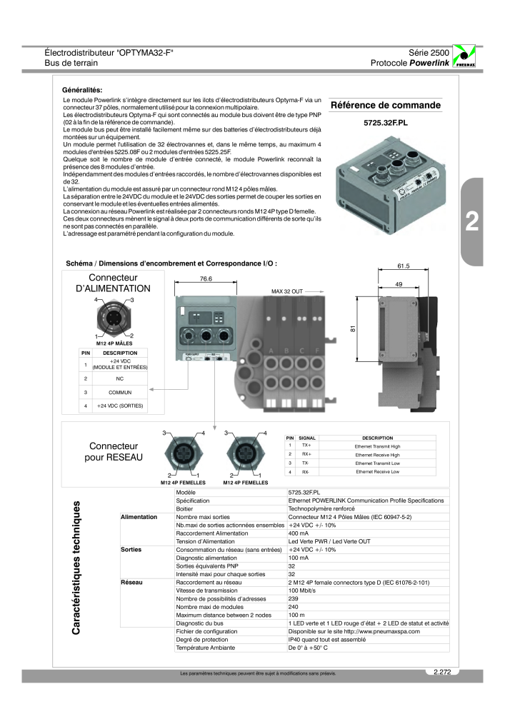 Pneumax - Catalogue Général Nb. : 21220 - Page 465