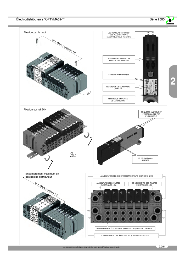 Pneumax - Catalogue Général NR.: 21220 - Seite 487