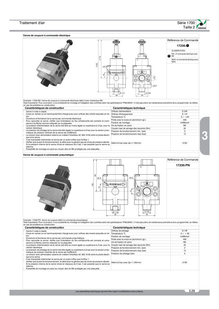 Pneumax - Catalogue Général Nb. : 21220 - Page 533