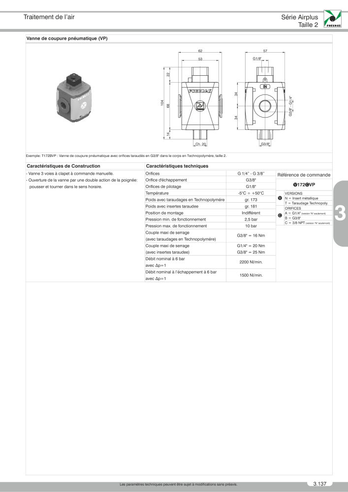 Pneumax - Catalogue Général Nº: 21220 - Página 641