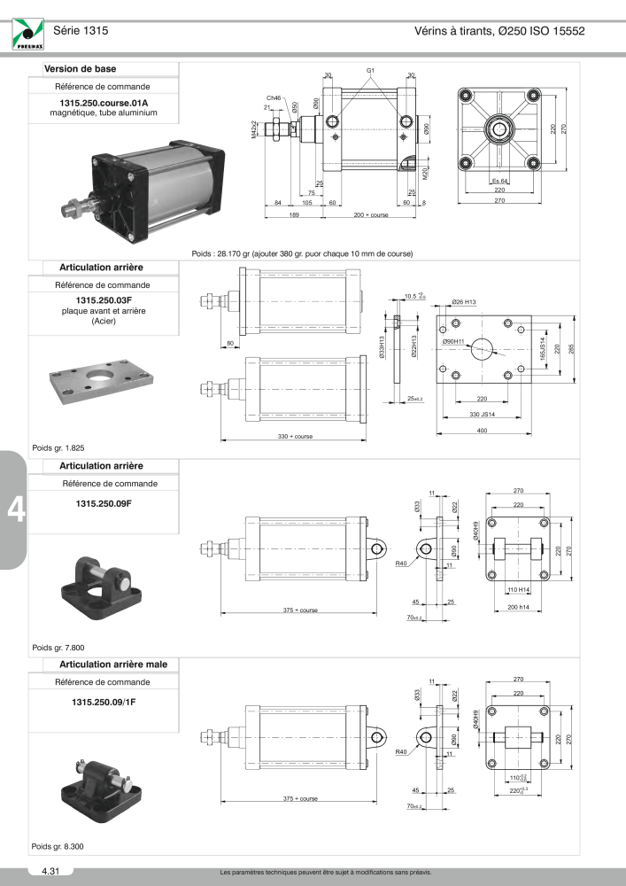 Pneumax - Catalogue Général Nº: 21220 - Página 752