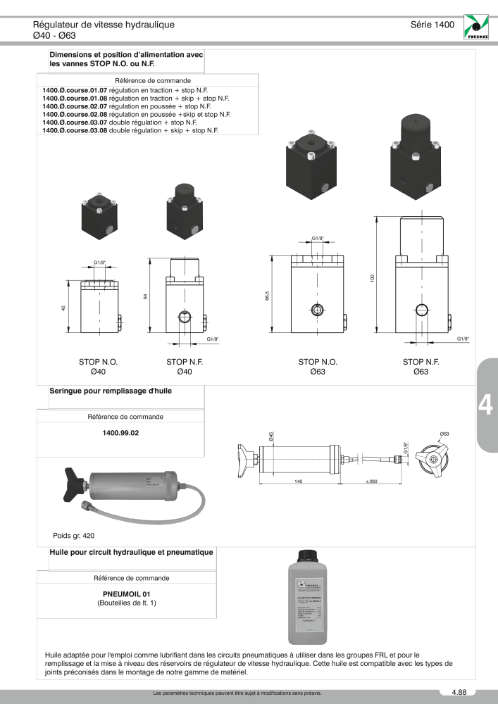 Pneumax - Catalogue Général NO.: 21220 - Page 809