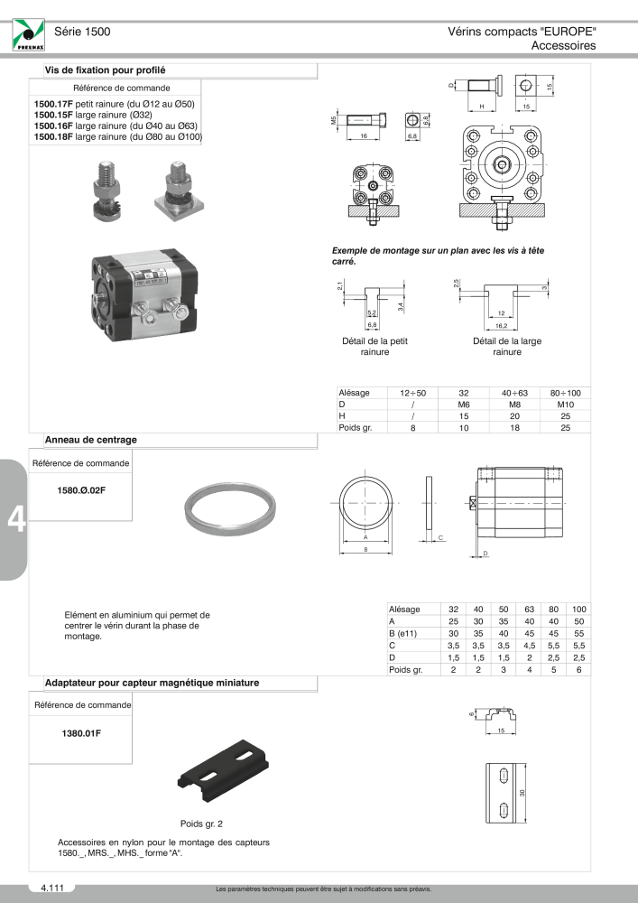 Pneumax - Catalogue Général Nº: 21220 - Página 832