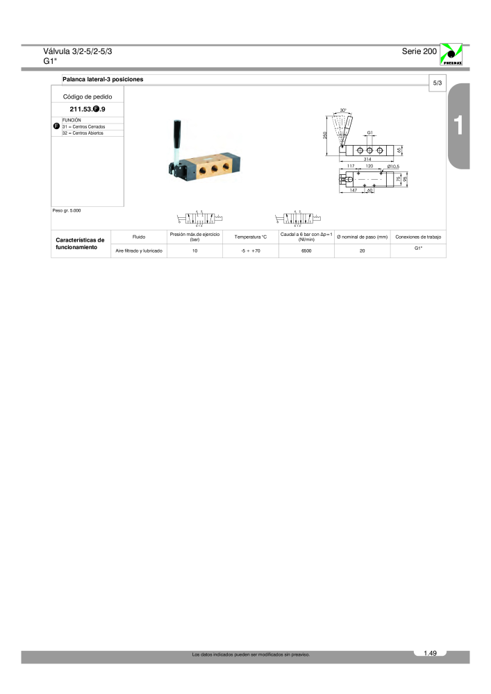 Pneumax - Catálogo Principal NO.: 21221 - Page 127