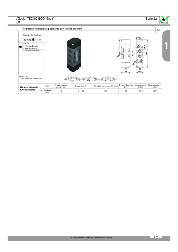 Pneumax - Catálogo Principal Nb. : 21221 - Page 143