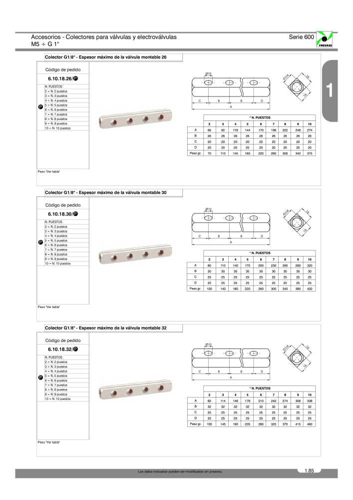 Pneumax - Catálogo Principal NO.: 21221 - Page 163