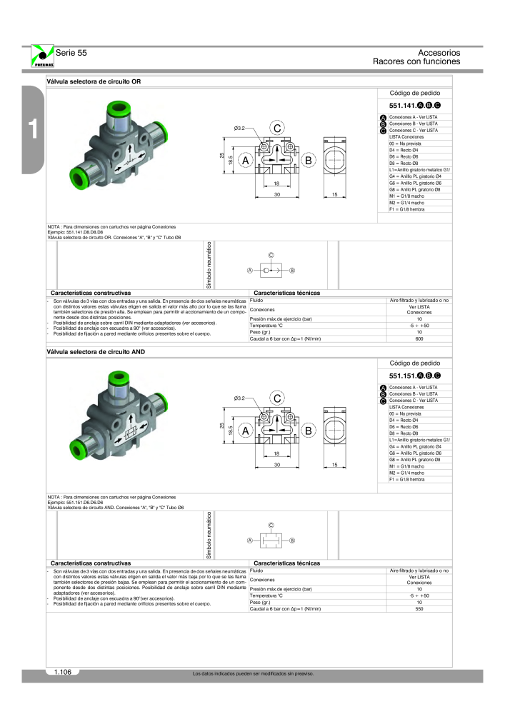 Pneumax - Catálogo Principal Nº: 21221 - Página 184