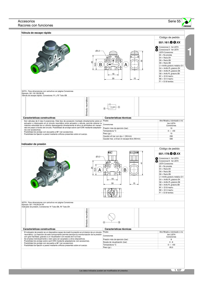 Pneumax - Catálogo Principal NO.: 21221 - Page 185