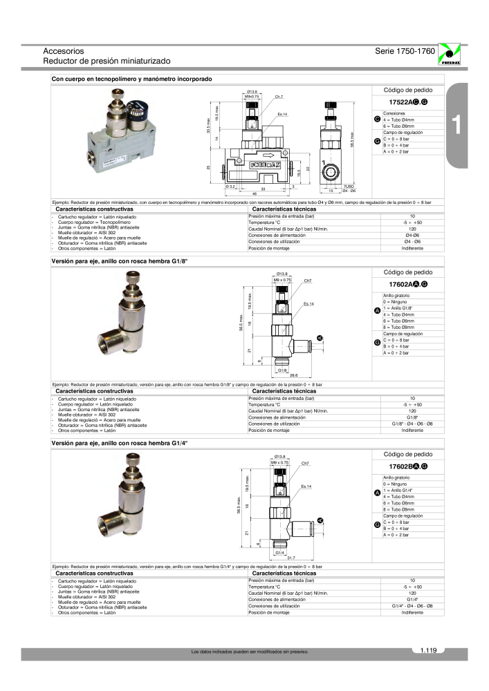 Pneumax - Catálogo Principal Nº: 21221 - Página 197