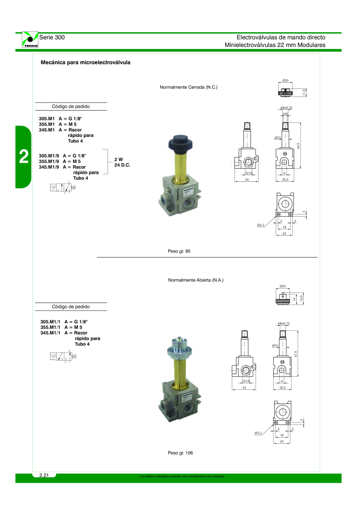 Pneumax - Catálogo Principal Nb. : 21221 - Page 220