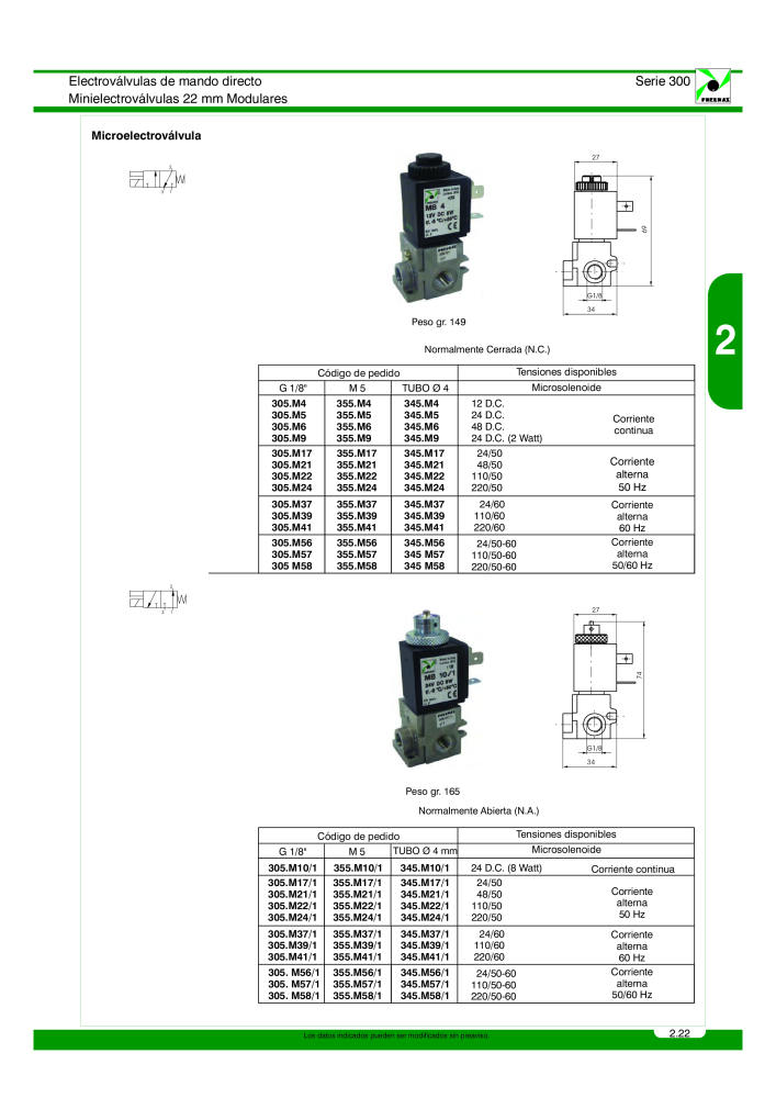 Pneumax - Catálogo Principal NO.: 21221 - Page 221