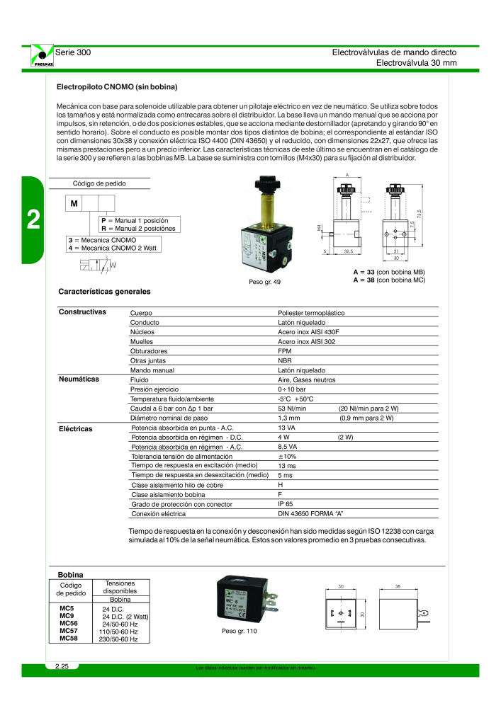 Pneumax - Catálogo Principal Nº: 21221 - Página 224