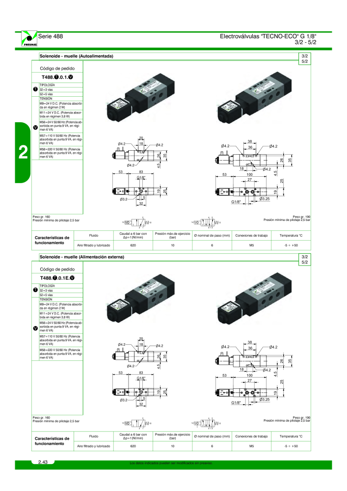 Pneumax - Catálogo Principal Nb. : 21221 - Page 242