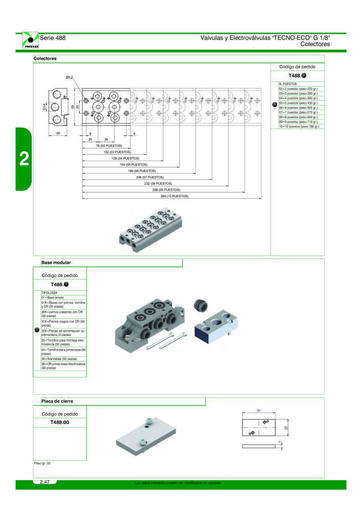 Pneumax - Catálogo Principal Nb. : 21221 - Page 246