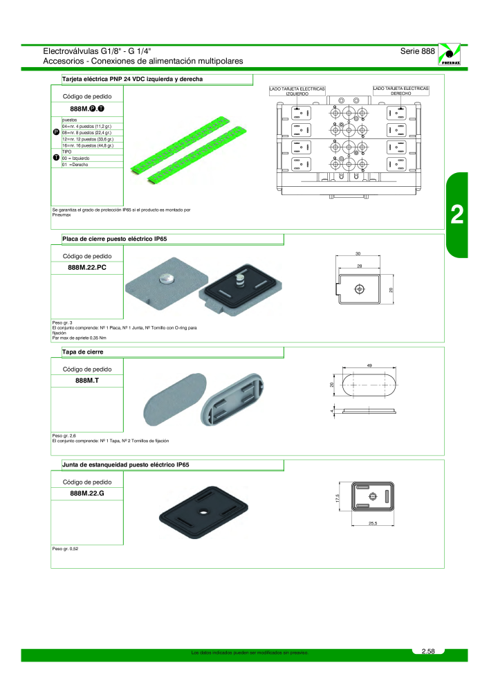 Pneumax - Catálogo Principal NO.: 21221 - Page 257