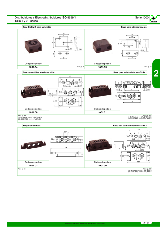 Pneumax - Catálogo Principal NO.: 21221 - Page 317