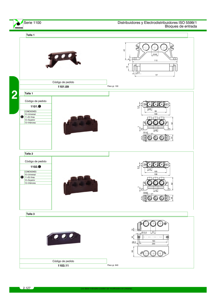 Pneumax - Catálogo Principal NO.: 21221 - Page 326