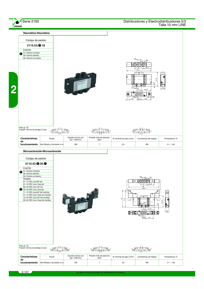 Pneumax - Catálogo Principal Nº: 21221 - Página 340