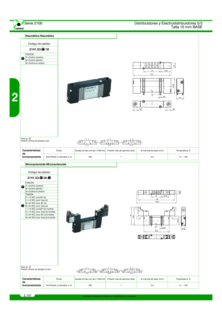 Pneumax - Catálogo Principal NO.: 21221 - Page 346