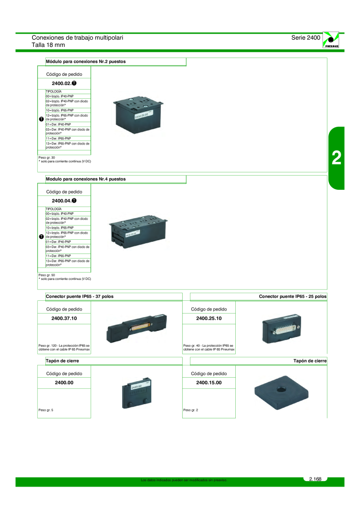 Pneumax - Catálogo Principal NO.: 21221 - Page 367