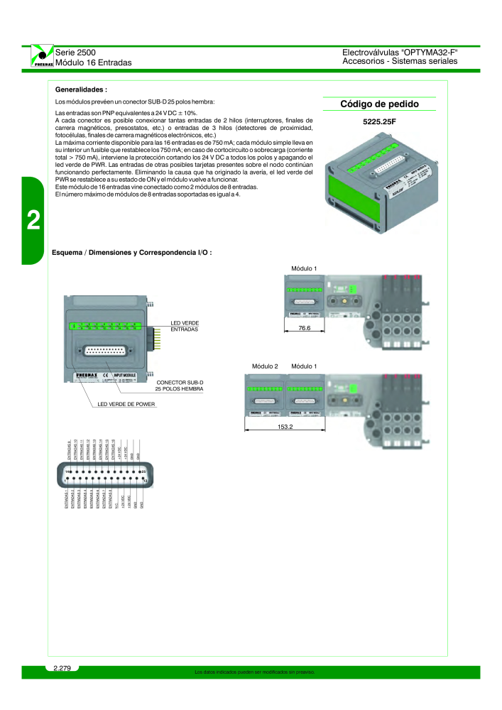 Pneumax - Catálogo Principal Nb. : 21221 - Page 478