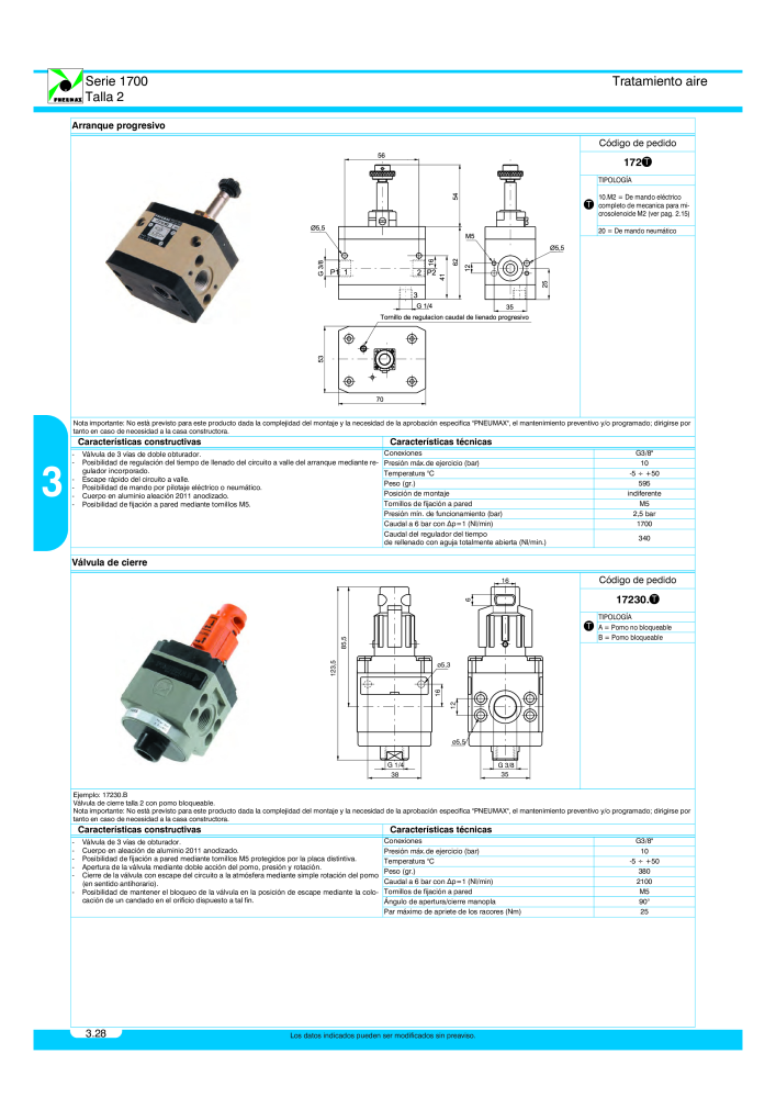 Pneumax - Catálogo Principal Nb. : 21221 - Page 538