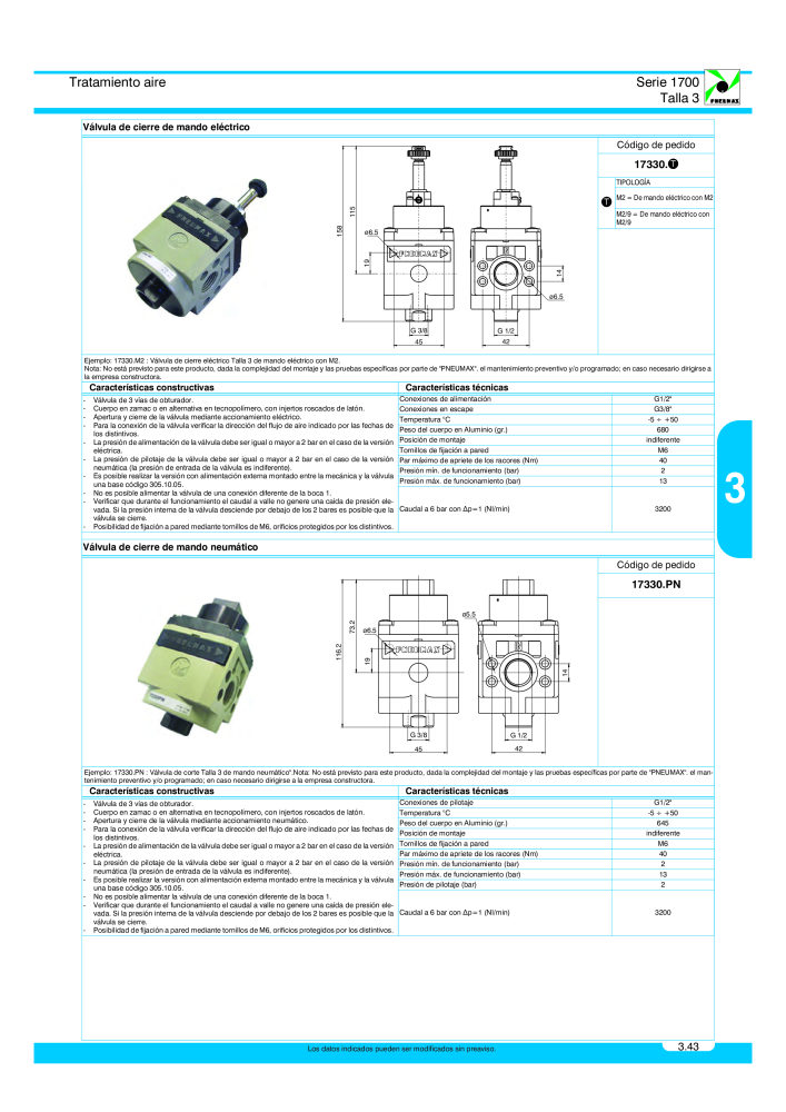 Pneumax - Catálogo Principal NR.: 21221 - Seite 553