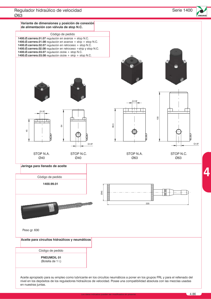 Pneumax - Catálogo Principal Nº: 21221 - Página 773