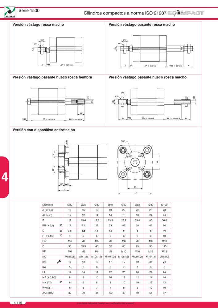 Pneumax - Catálogo Principal Nb. : 21221 - Page 802