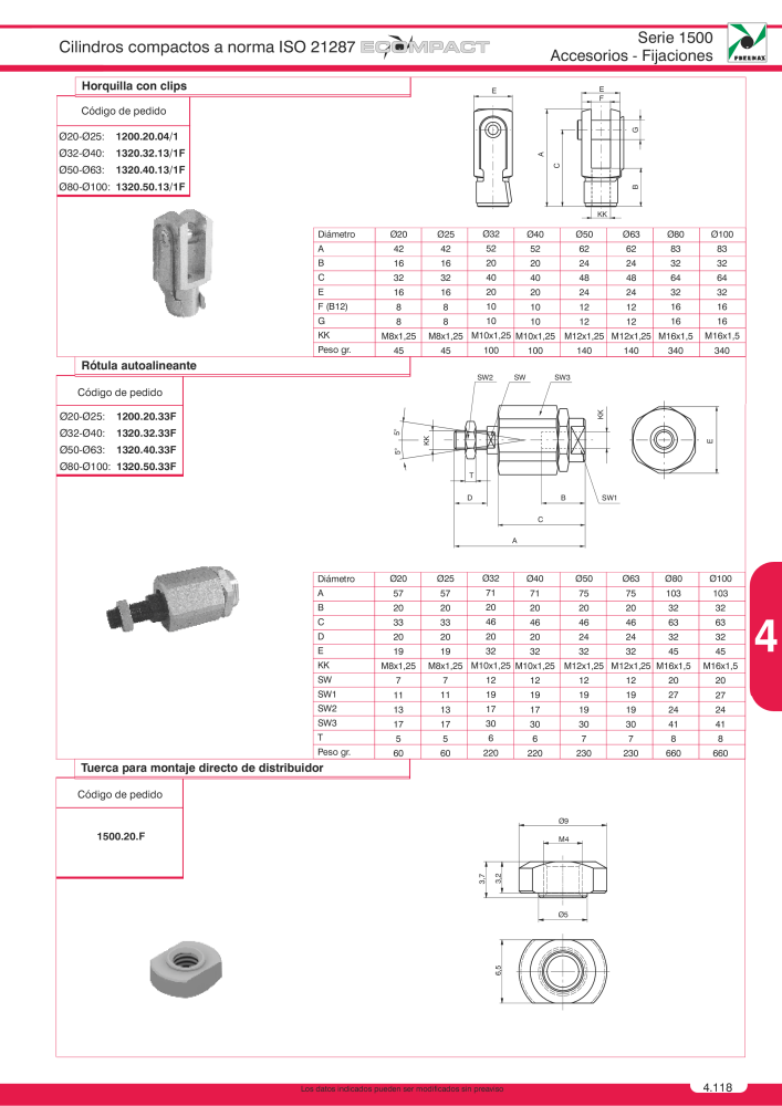 Pneumax - Catálogo Principal Nº: 21221 - Página 805