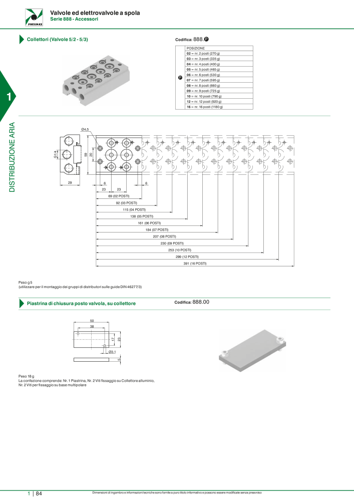 Pneumax - Catalogo Principale n.: 21222 - Pagina 104