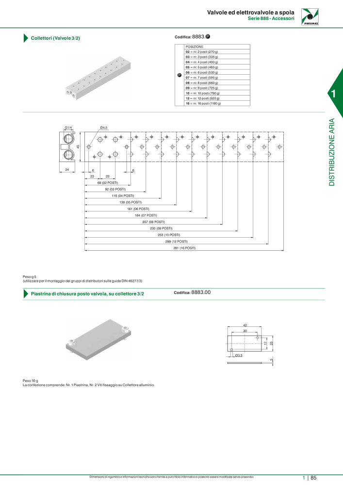 Pneumax - Catalogo Principale NO.: 21222 - Page 105